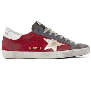 NEVER WORN RED GOLDEN GOOSE SIZE 8